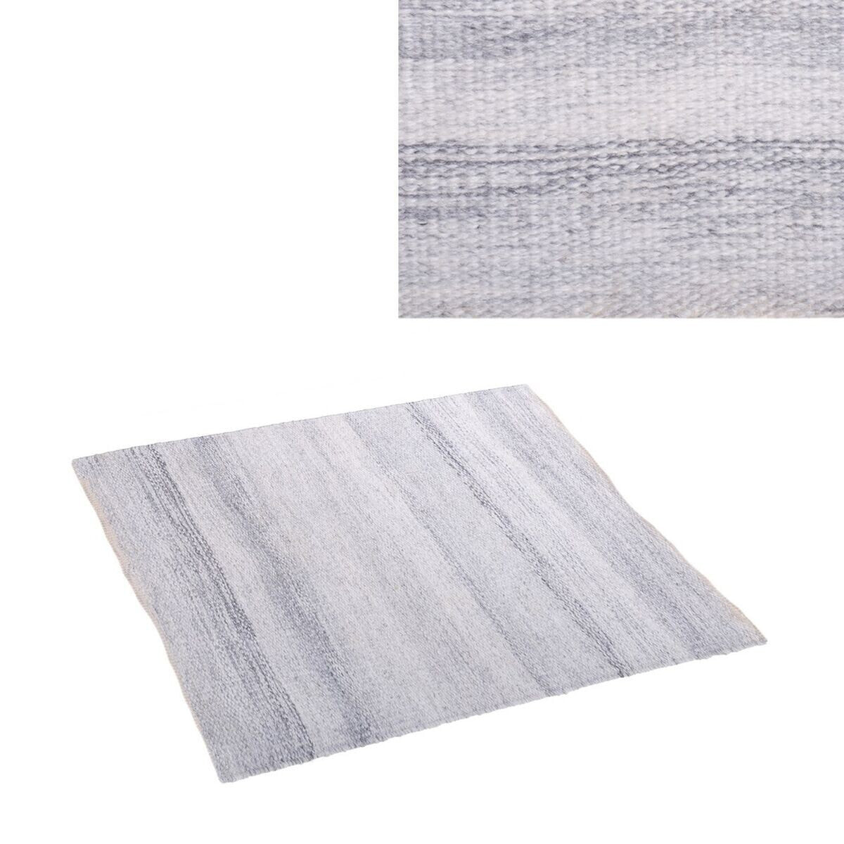 Outdoor rug Goa 120 x 180 x 0,5 cm PET White/Grey