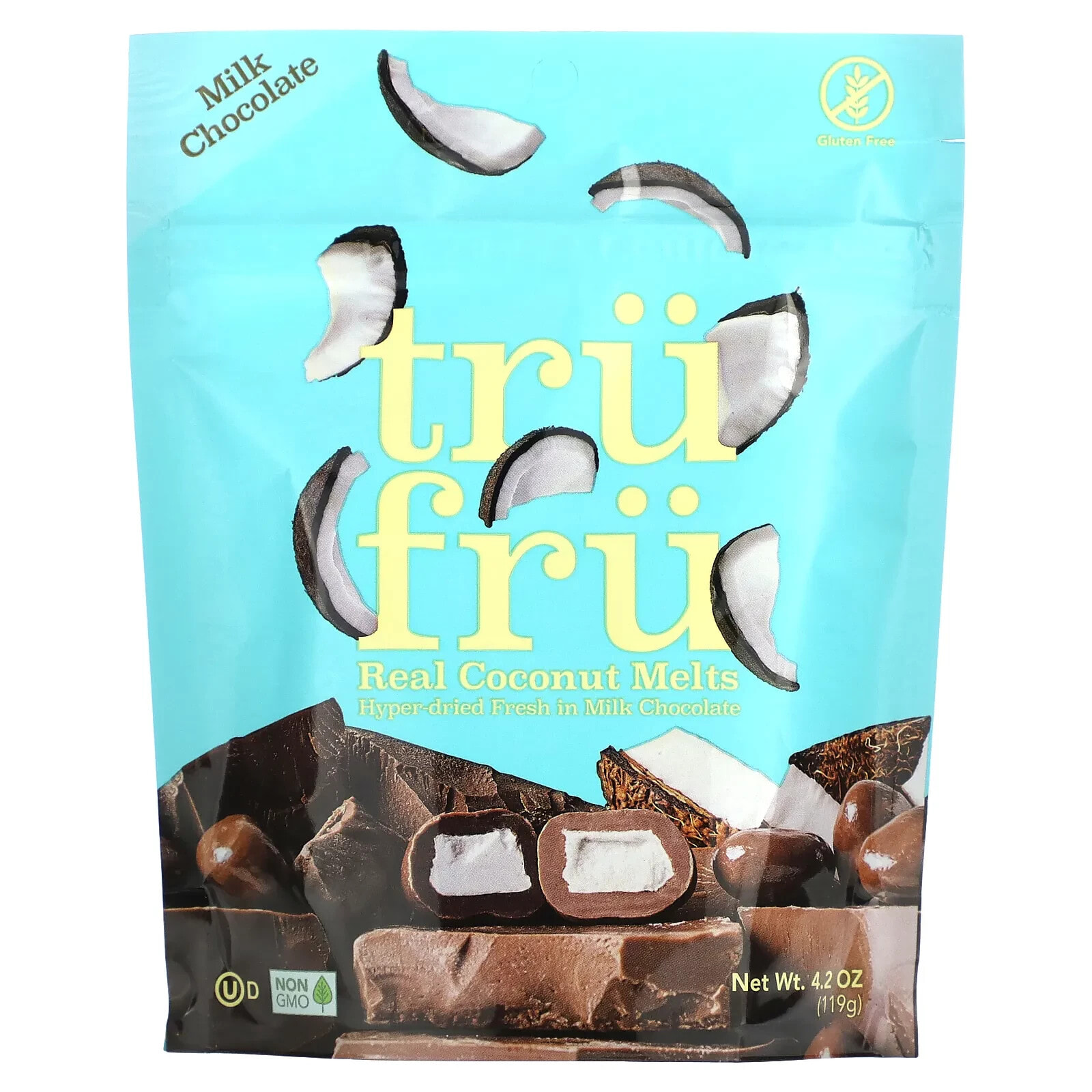 Real Coconut Melts, Milk Chocolate, 4.2 oz (119 g)
