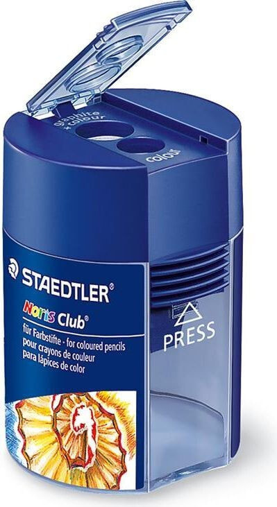Staedtler pencil sharpener NORIS CLUB double with container, round (STA123)