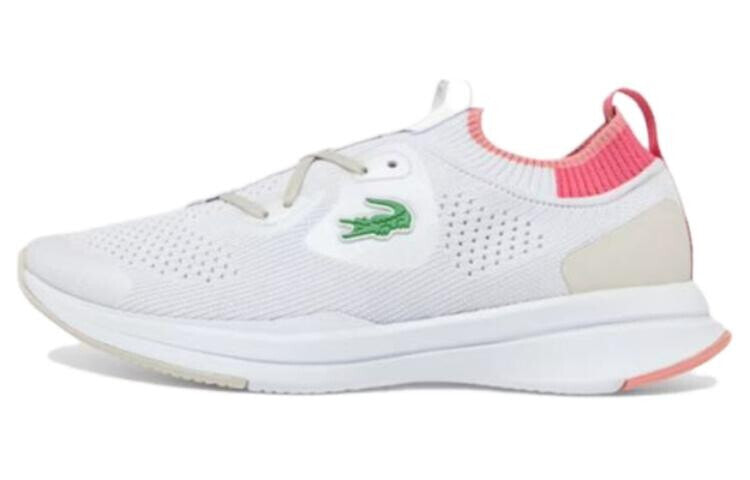 LACOSTE Casual Shoes Women's Low-Top White Pink