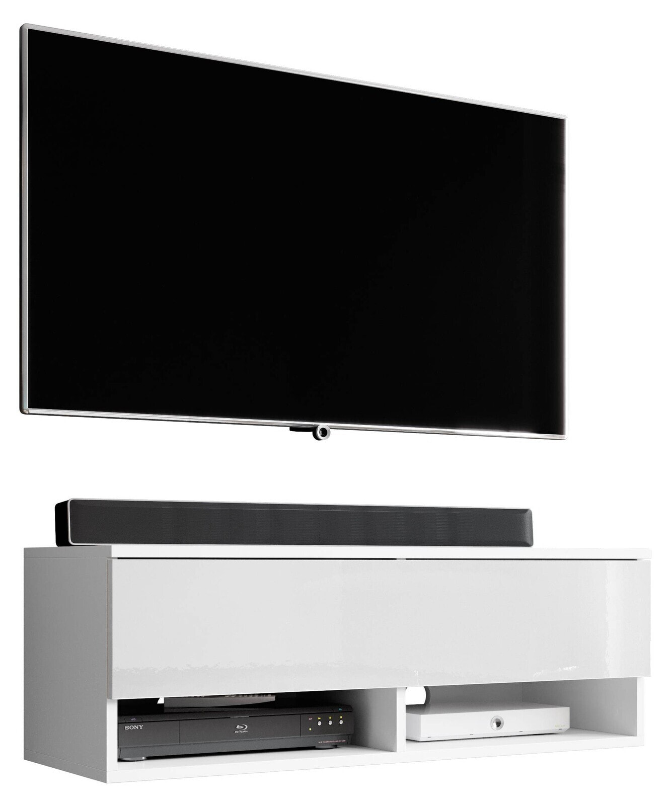 TV-Schrank Alyx 100 cm Weiß ohne LED