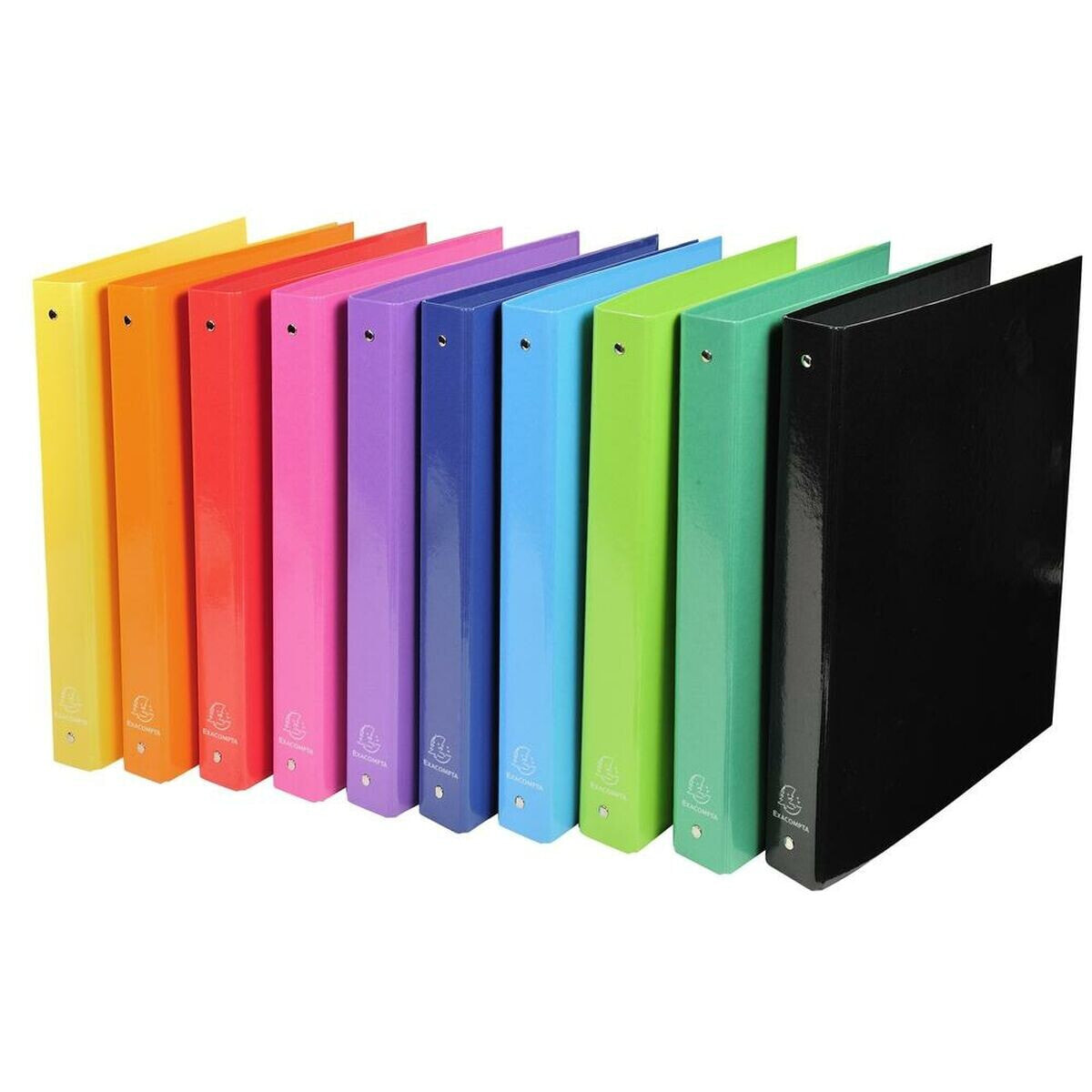 Ring binder Exacompta Lined Cardboard A4 10 Pieces 32 x 26 x 3 cm