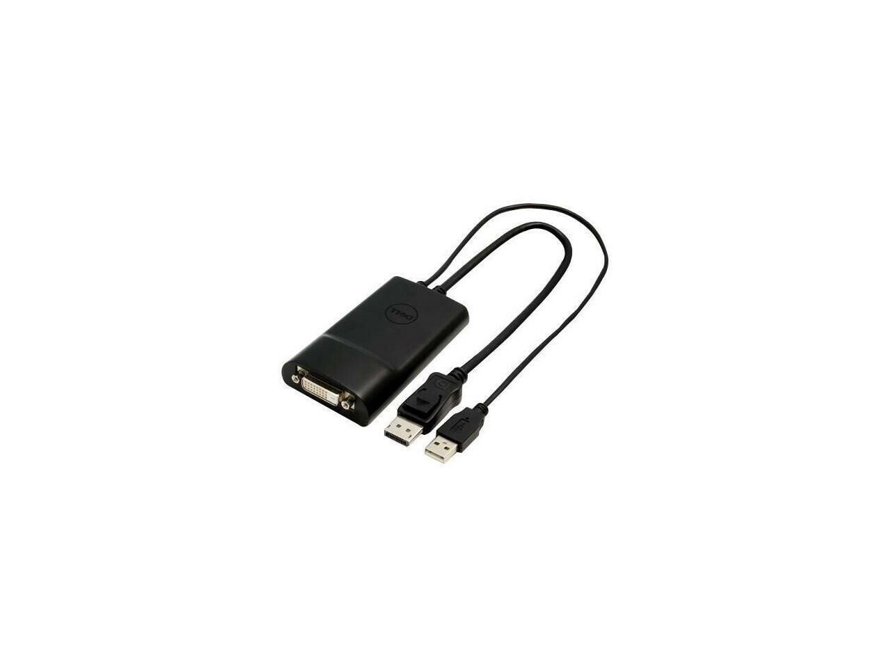 DELL 470-AANW видео кабель адаптер DisplayPort DVI Черный