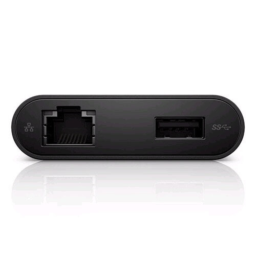 DELL YRPDK кабельный разъем/переходник USB Type-C HDMI/VGA/Ethernet/USB 3.0 Черный