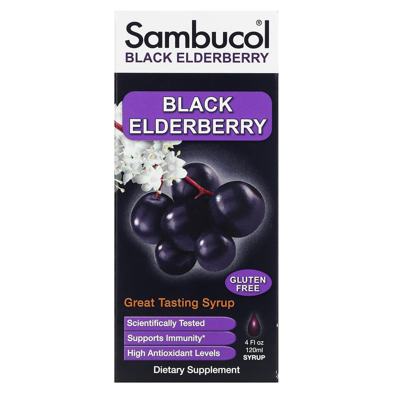 Black Elderberry Syrup, 7.8 fl oz (230 ml)