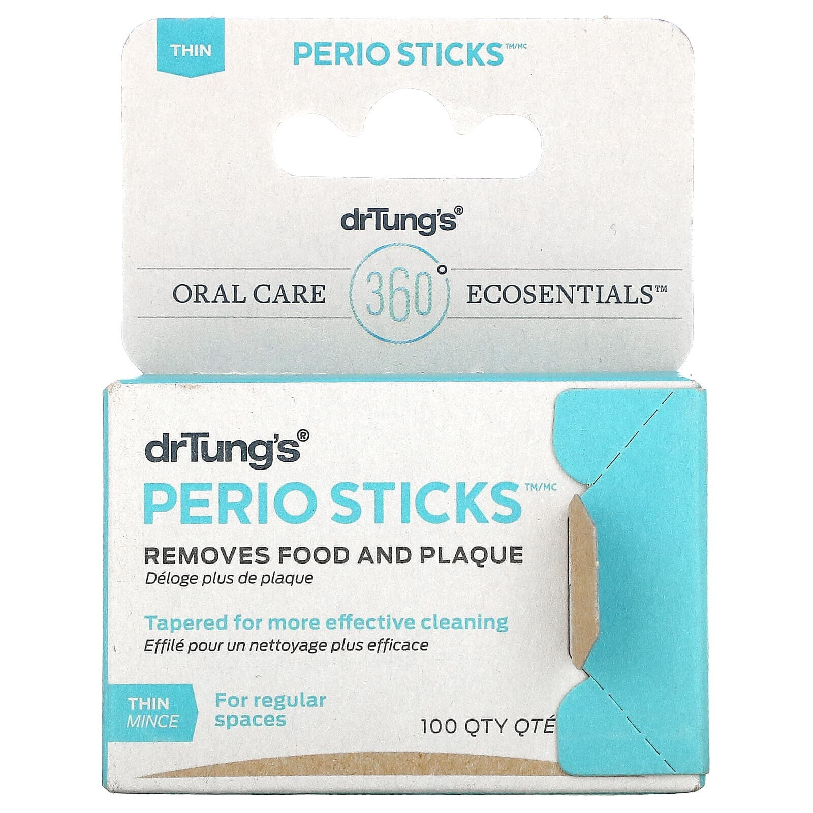 Dr. Tung's, Perio Sticks, X-Thin, 100 зубочисток