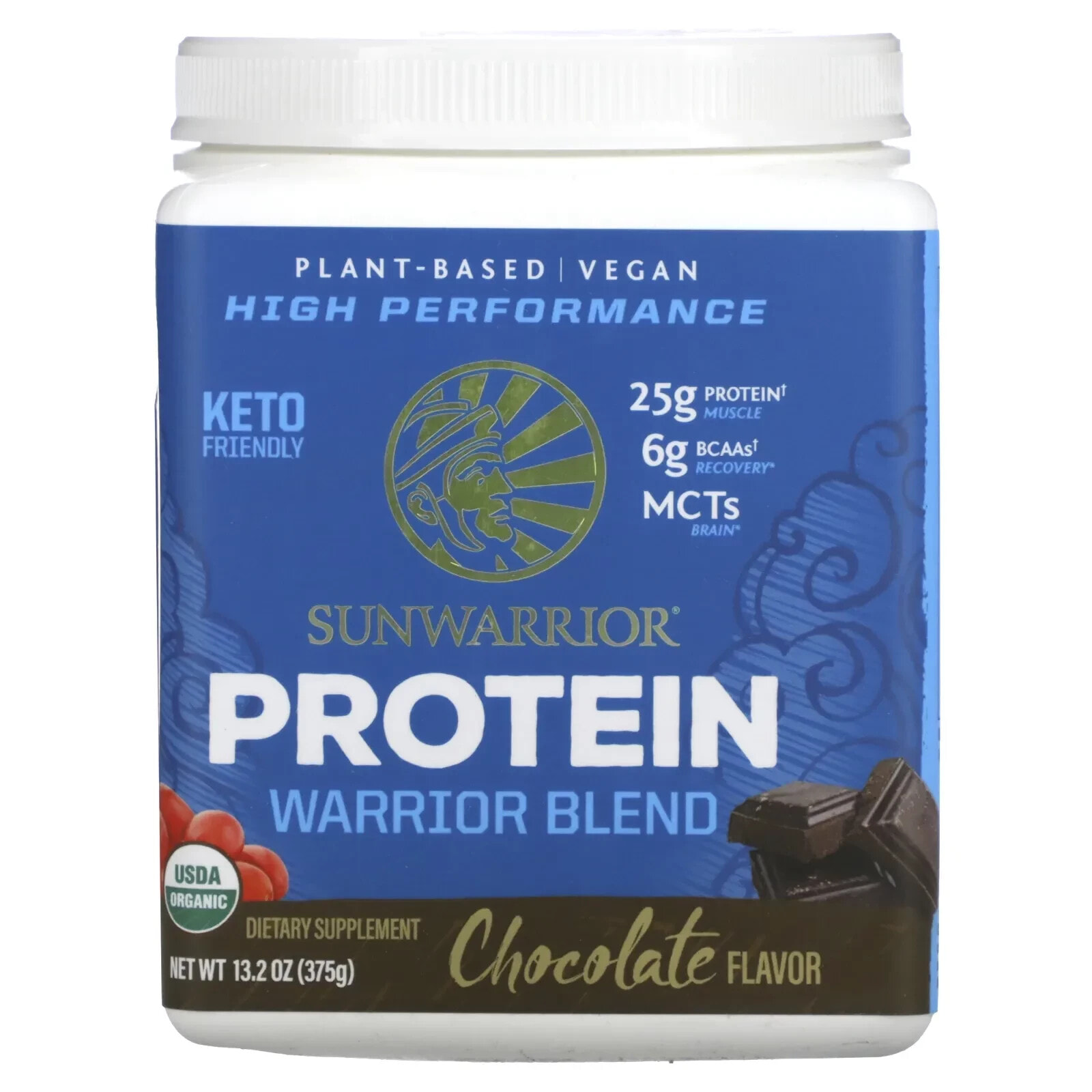 Сунвориор, Warrior Blend Protein, ваниль, 750 г (1,65 фунта)