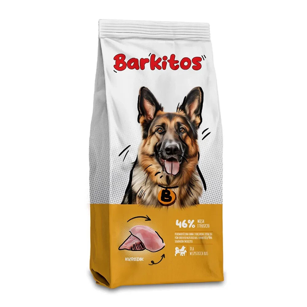 HURTOWNIA KARM Barkitos chicken with rice dog food 18kg