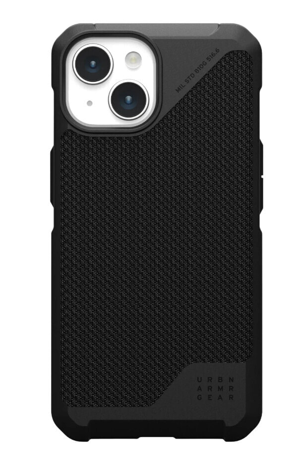 Urban Armor Gear UAG Metropolis LT MagSafe Case| Apple iPhone 15| kevlar schwarz|