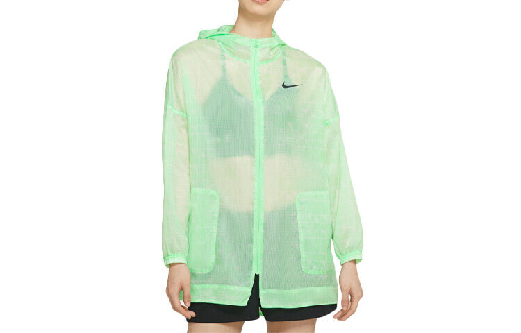 Nike Sportswear 梭织外套夹克 女款 镇定黄瓜绿 / Куртка Nike Sportswear CJ3039-318