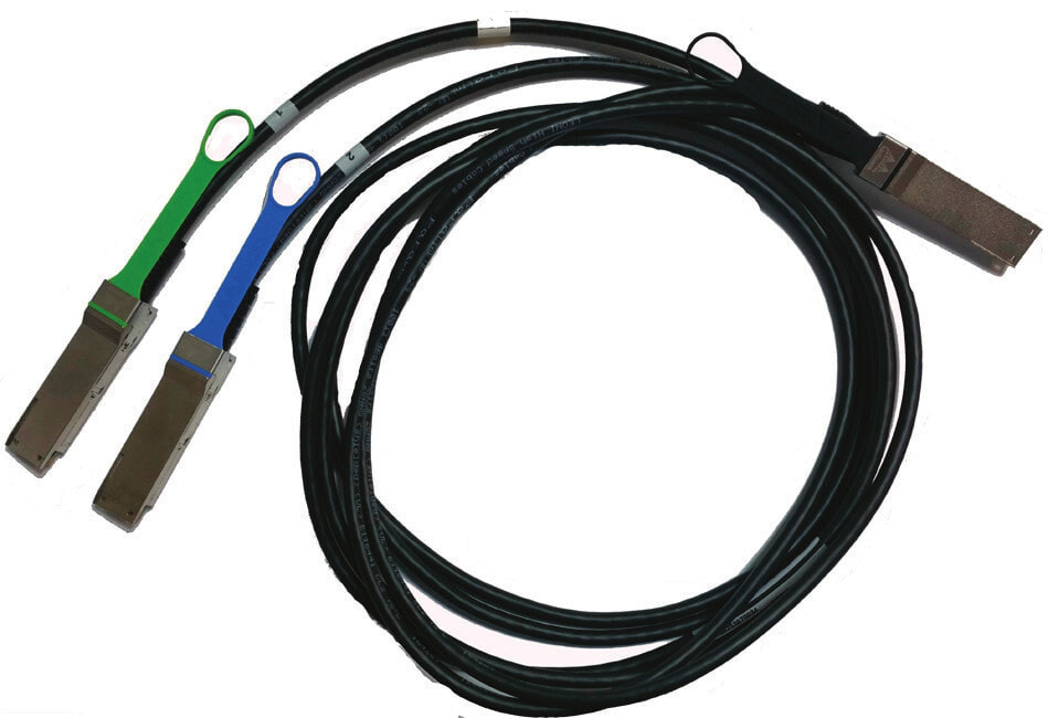 Mellanox Technologies MCP7H50-H001R30 InfiniBand кабель 1 m QSFP56 2x QSFP56 Черный