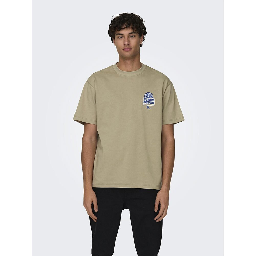 ONLY & SONS Leroy Life Rlx Nature Short Sleeve T-Shirt