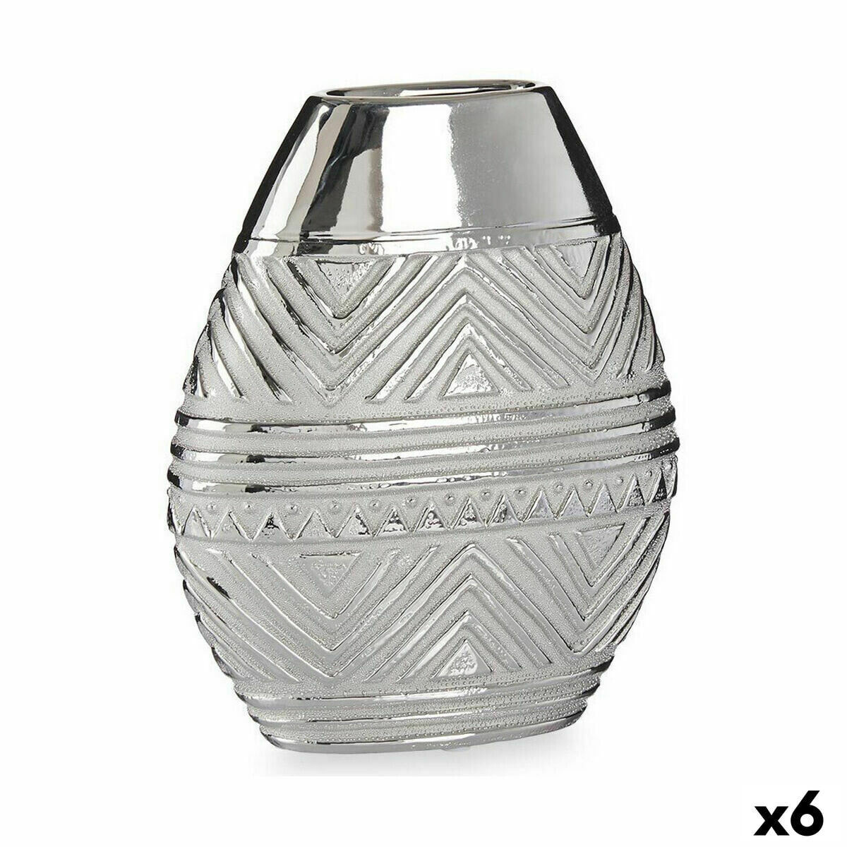 Кувшин Ширина Серебристый Керамика 9,8 x 26,5 x 22 cm (6 штук)