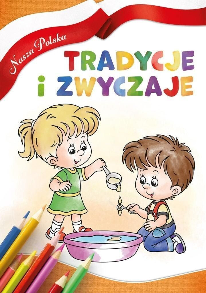 Раскраска для рисования HOTbook Nasza Polska. Tradycje i zwyczaje