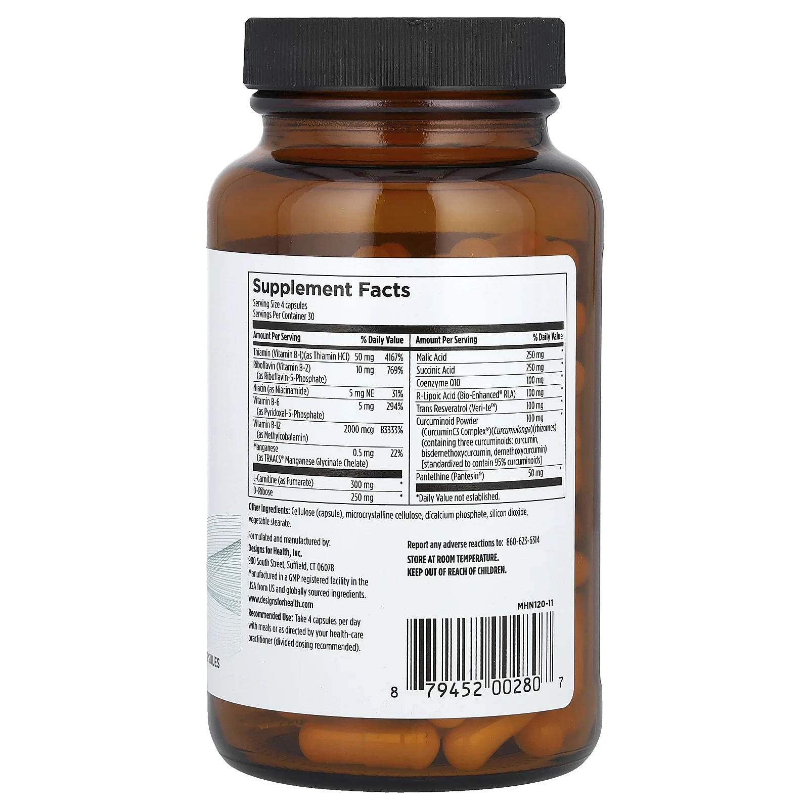 Mitochondrial NRG™, 120 Vegetarian Capsules