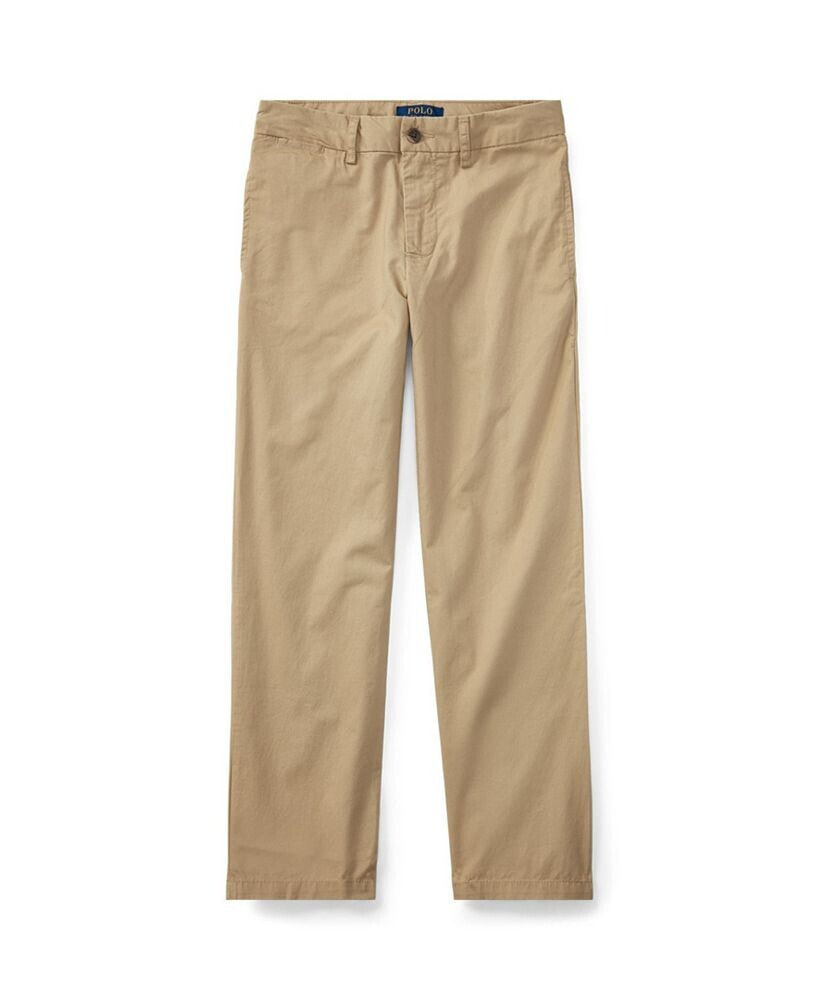 Big Boys Straight Fit Stretch Twill Pant