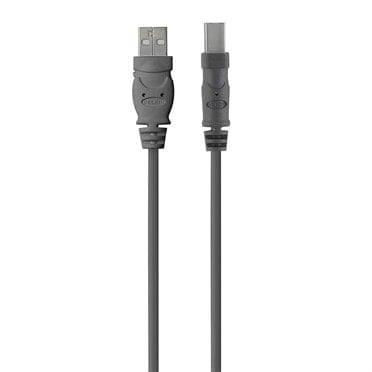 Belkin USB 2.0 A - USB 2.0 B, 3m USB кабель USB A USB B Серый F3U154BT3M