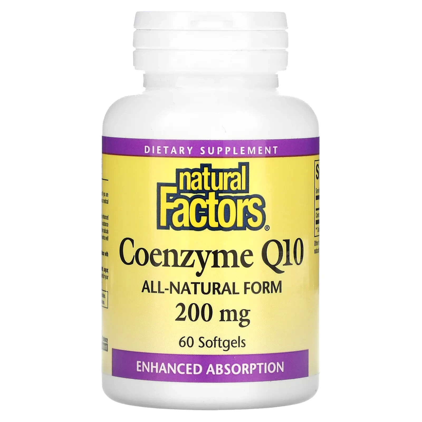 Natural Factors, Coenzyme Q10, 400 mg, 60 Softgels
