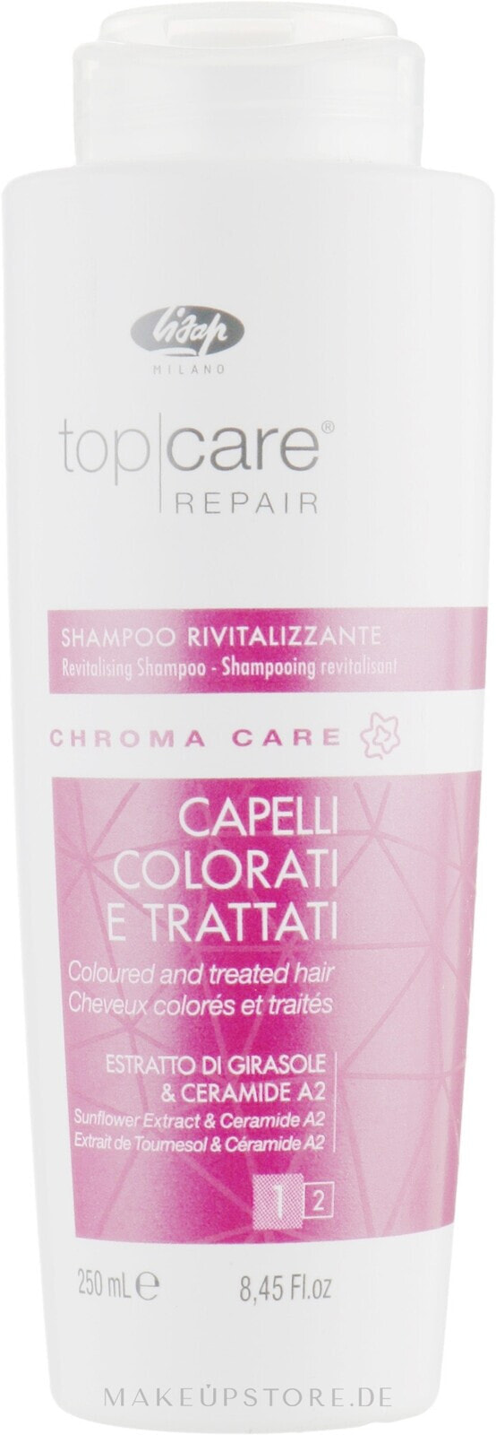 Revitalisierendes Shampoo - Lisap Top Care Repair Chroma Care Revitalising Shampoo