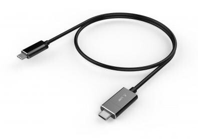 LMP 17083. Длина кабеля: 1,8 м, Разъем 1: USB C, Разъем 2: USB C, Цвет товара: Серый