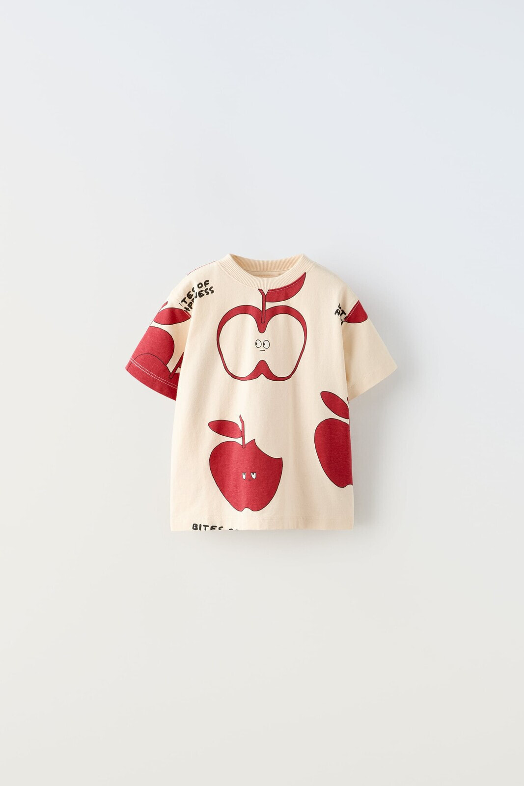 Apple print t-shirt