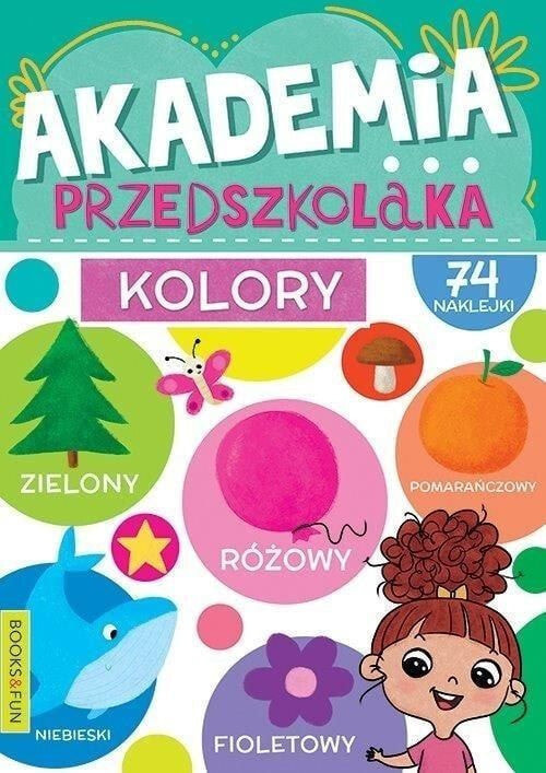 Раскраска для рисования Books And Fun Akademia przedszkolaka Kolory