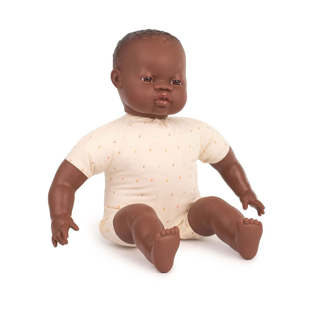 MINILAND Soft African Beb Doll 40 Cm