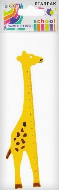 Starpak AND 15CM PLASTIC RULER ZYRAFA