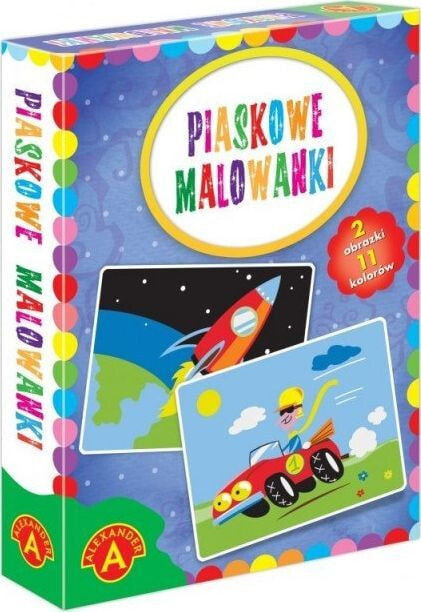 Alexander Piaskowe malowanki - Auto i Rakieta ALEX