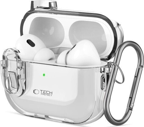 Tech-Protect TECH-PROTECT SLIM HOOK APPLE AIRPODS PRO 1 / 2 CLEAR