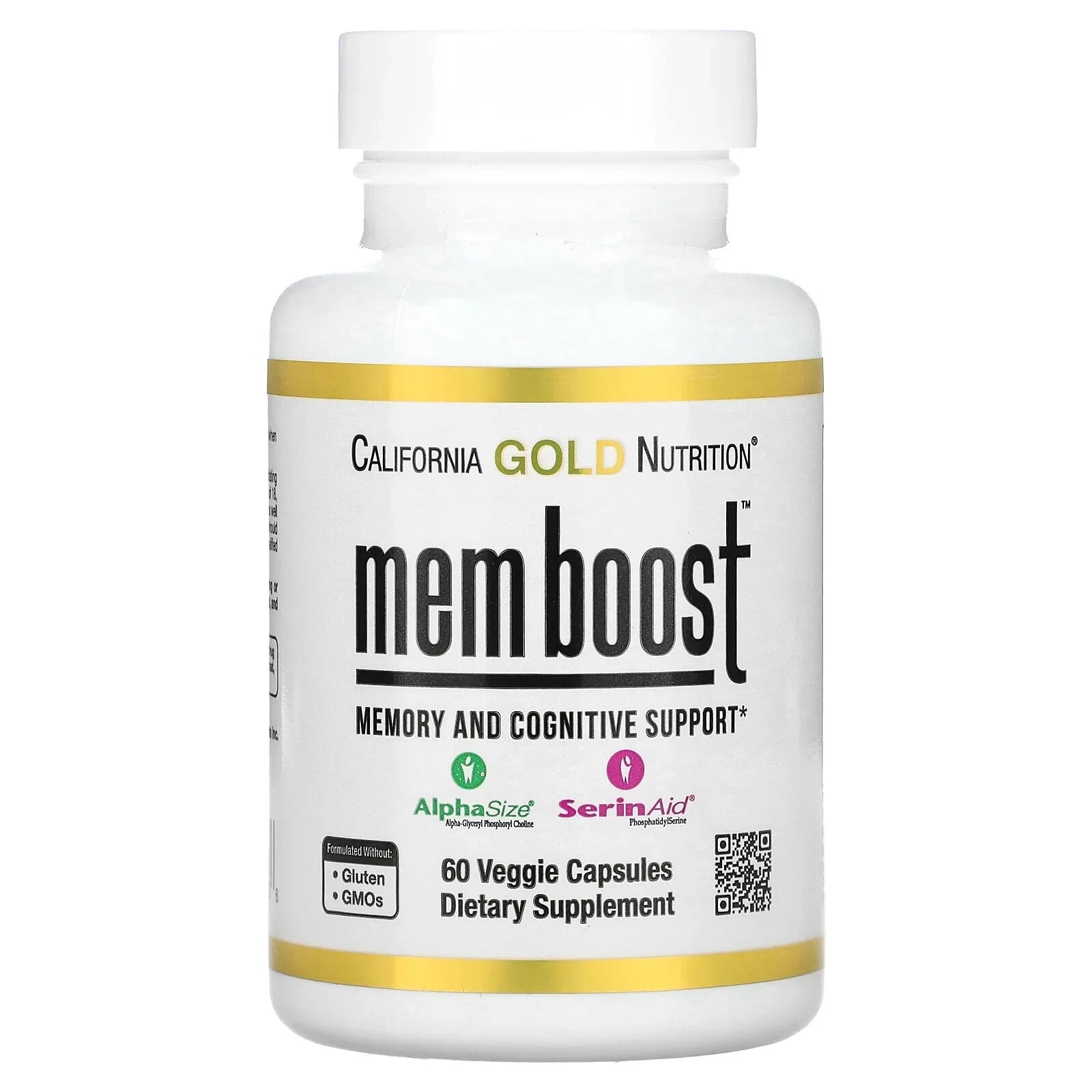 MEM Boost™, Memory & Cognitive Support, 60 Veggie Capsules