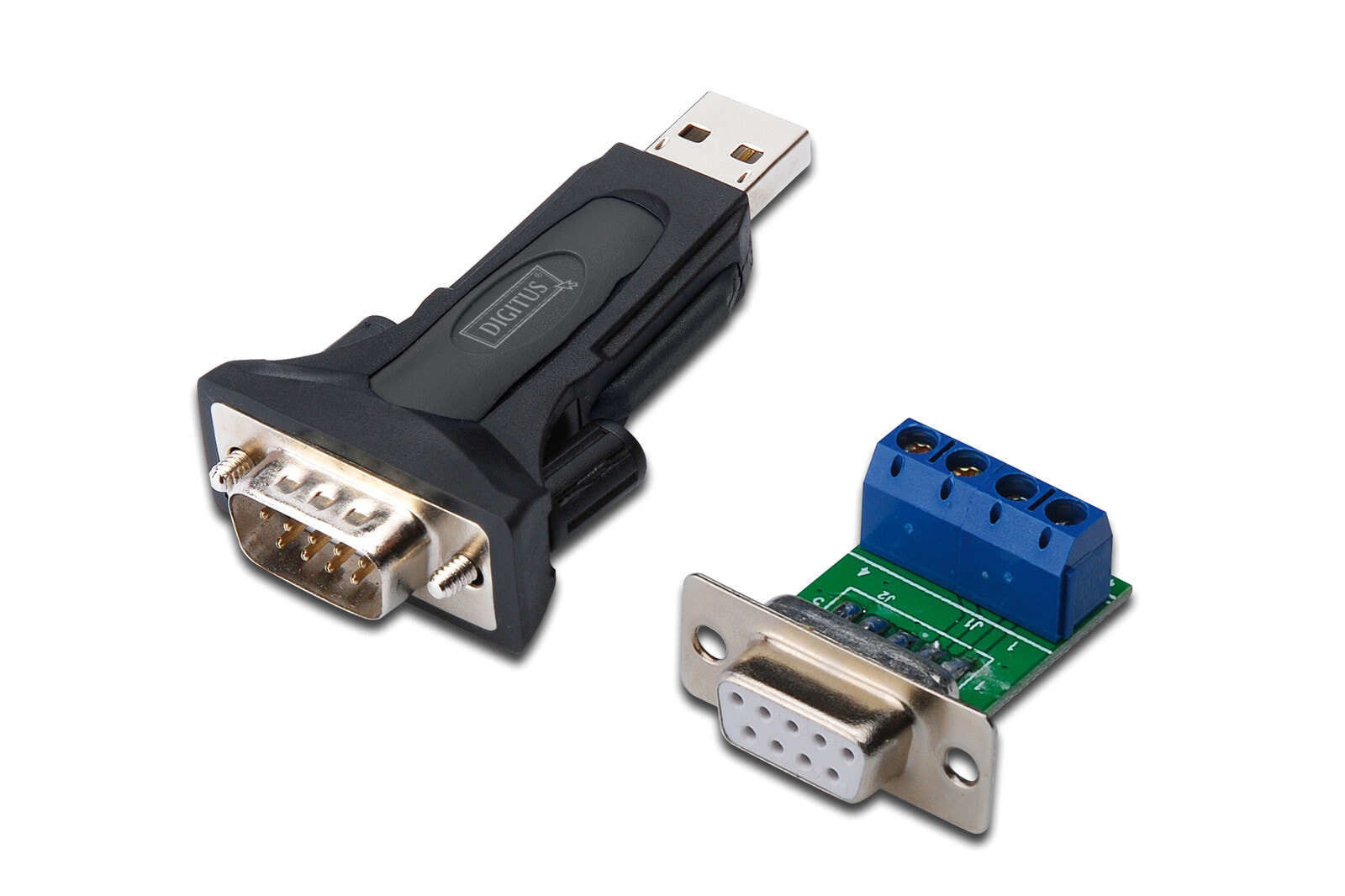 Digitus USB 2.0 - RS-485 Черный DA-70157