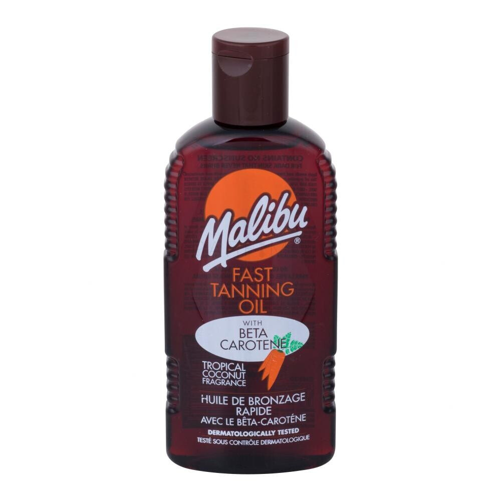 Malibu Fast Tanning Oil 100 ml sonnenschutz wasserfest für Frauen