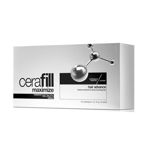 Redken Cerafill Maximize Уплотняющие ампулы для истонченных волос 10 х 6 мл