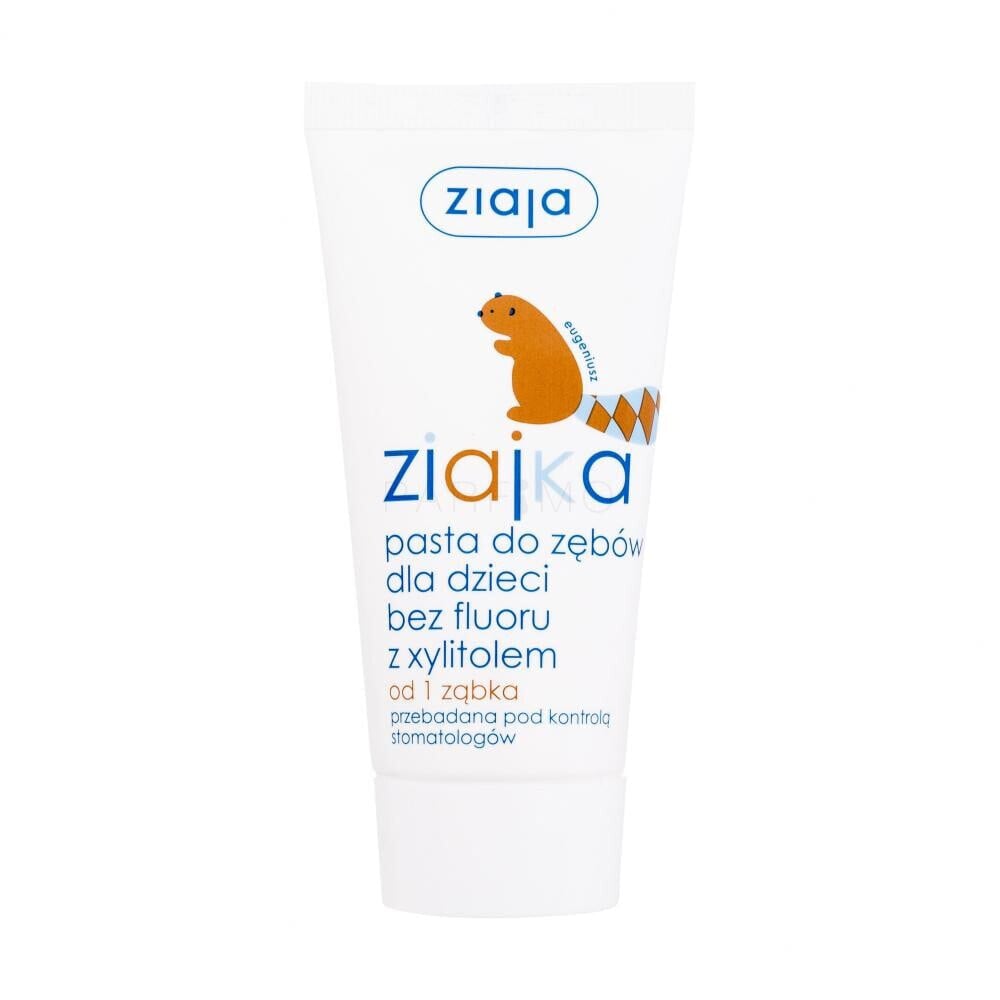 Ziaja Ziajka Xylitol Toothpaste Fluoride Free 50 ml zahnpasta für Kinder