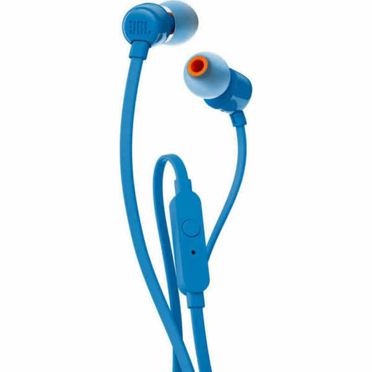 Headphones with Microphone JBL T110 Blue