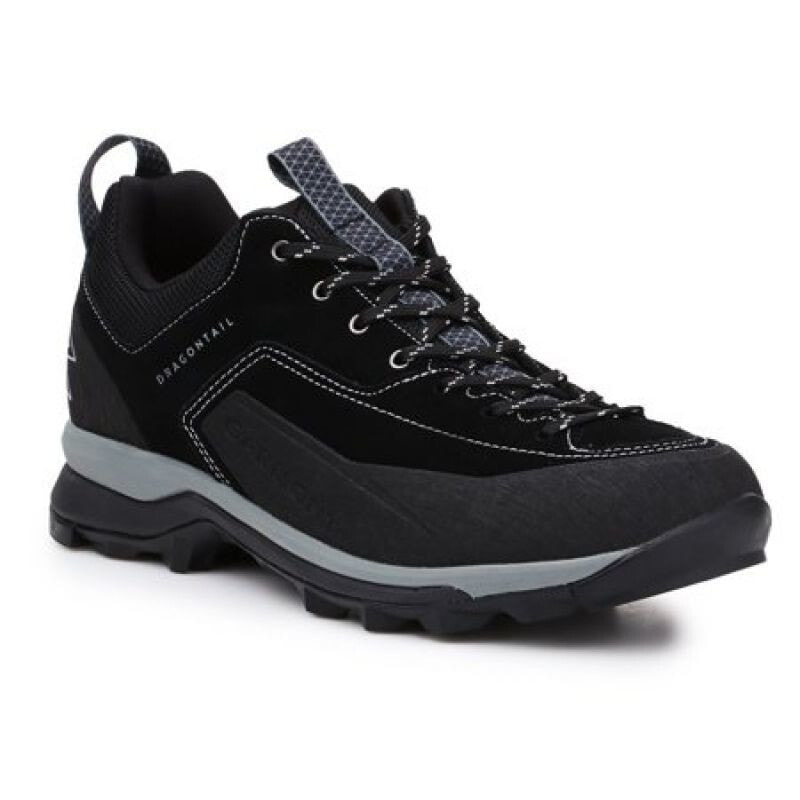 Мужские кроссовки спортивные треккинговые черные кожаные замшевые низкие демисезонные Inny Garmont Dragontail M 002477 shoes