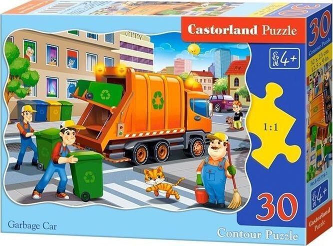 Castorland Puzzle 30 Garbage Car