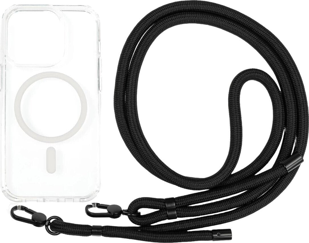 MOBILE ORIGIN Lanyard Case - Etui ze smyczą, clear do iPhone 14 Pro