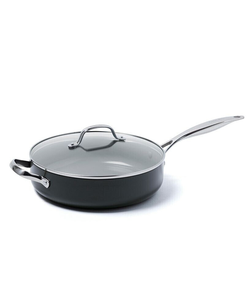 Valencia Pro 4.5-Qt. Ceramic Non-Stick Sauté Pan & Lid