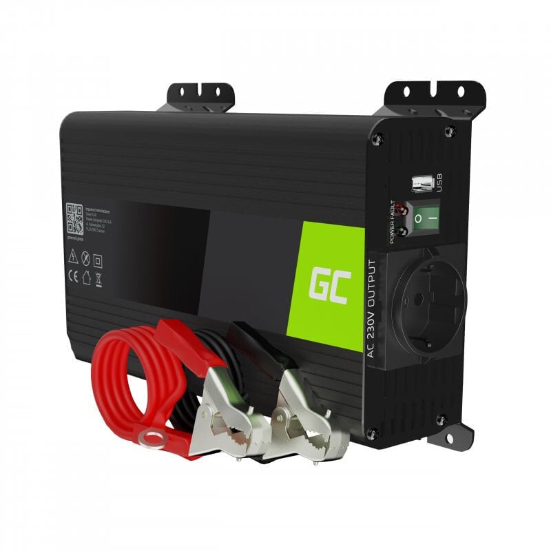 Green Cell INVGC05 адаптер питания / инвертор Авто 300 W Черный