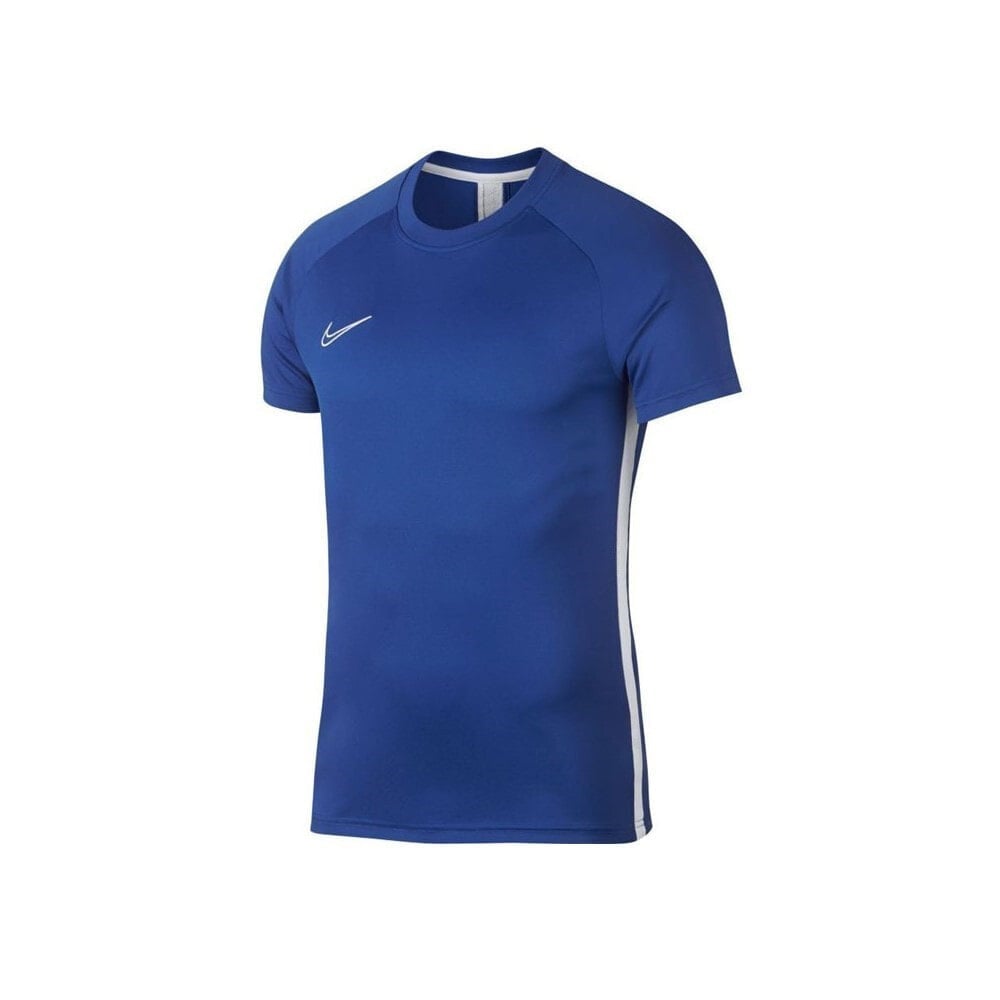 Мужская футболка спортивная синяя однотонная Nike Dry Academy Top