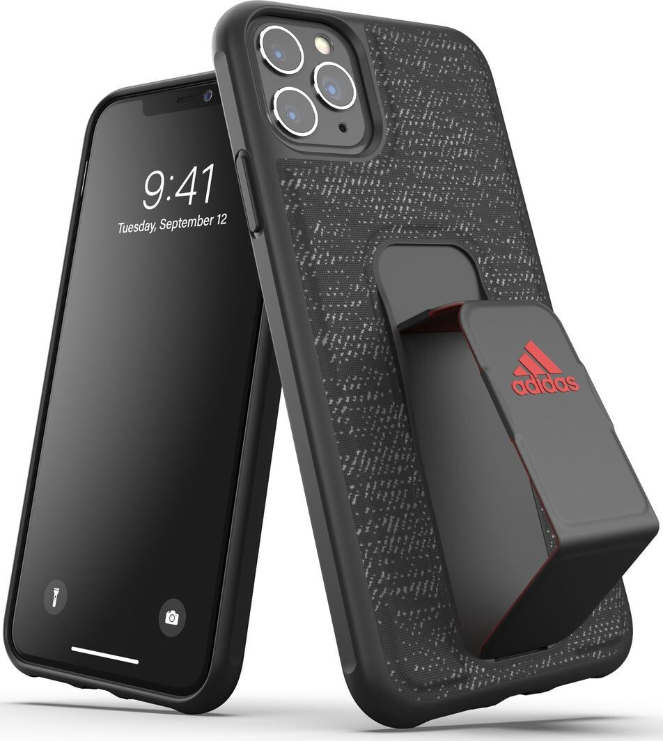 Чехол пластмассовый черный iPhone 11 Pro Max adidas