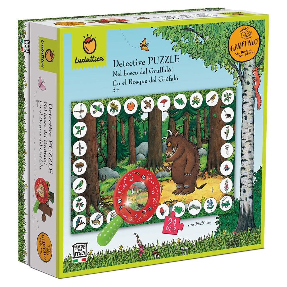LUDATTICA Detective In The Gruffalo´S Forest 24 Pieces Puzzle
