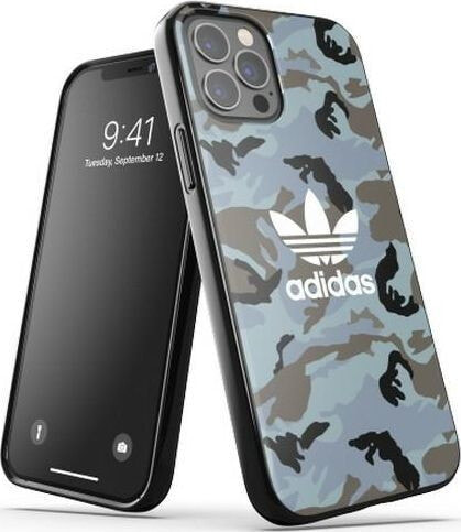 чехол силиконовый принт камуфляж iPhone 12/12 Pro adidas