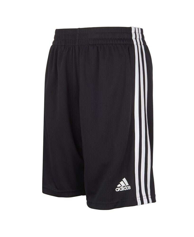 adidas toddler and Little Boys Classic 3-Stripes Shorts