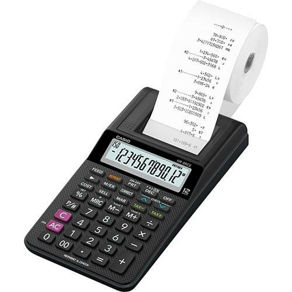 Printer calculator Casio HR-8RCE Black