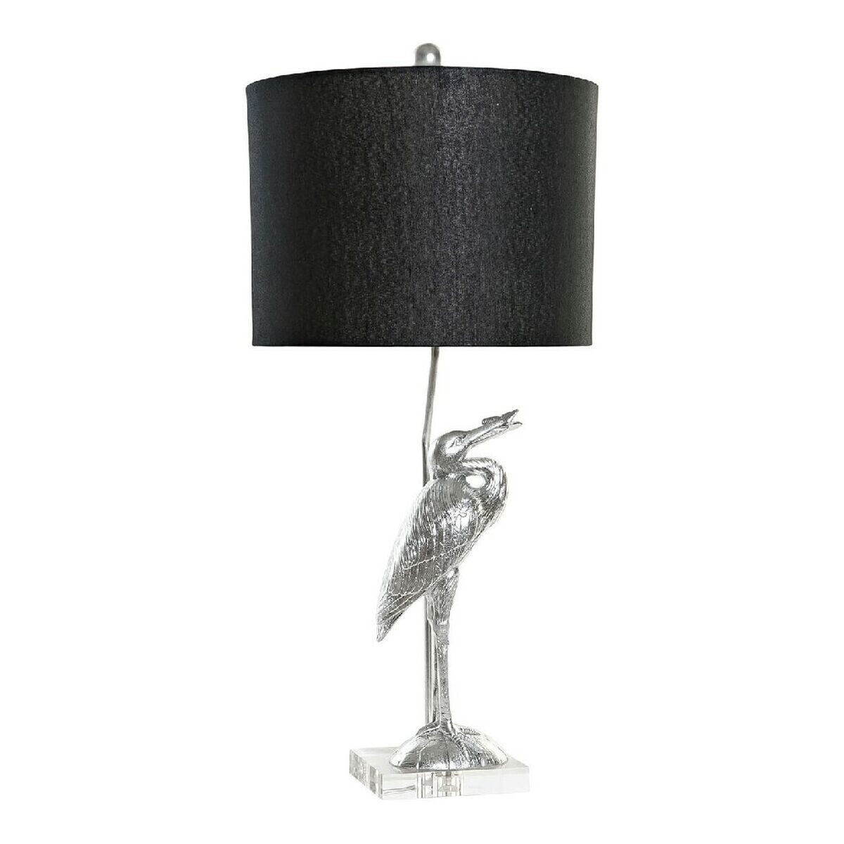 Desk lamp DKD Home Decor Black Silver Polyester Acrylic Resin 220 V 60 W (33 x 33 x 74 cm)