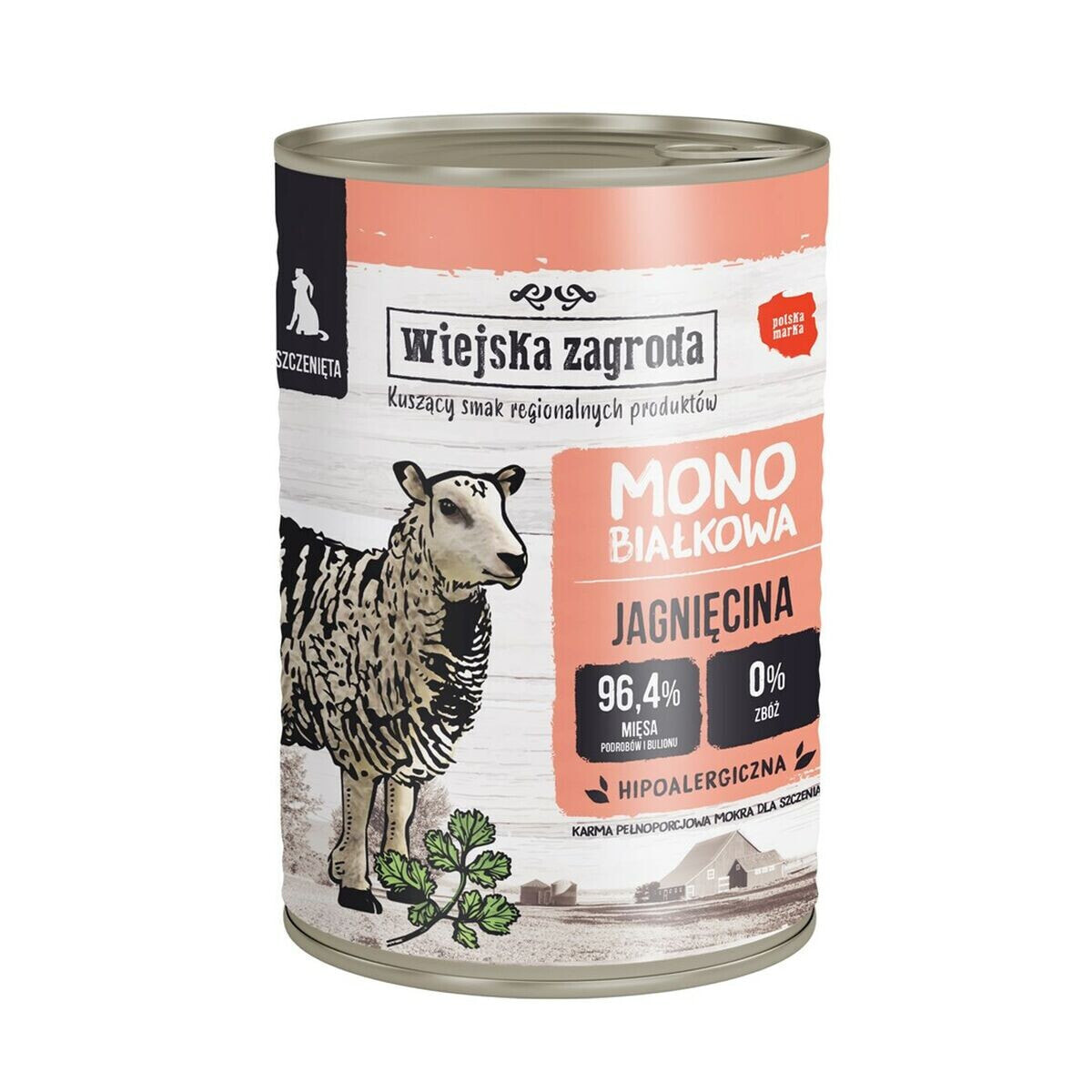 Wet food WIEJSKA ZAGRODA Monoprotein 400 g