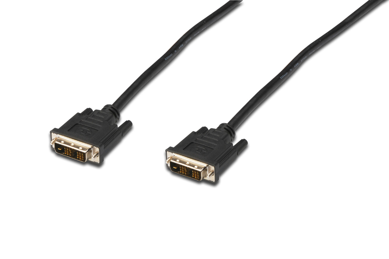 ASSMANN Electronic DVI-D/DVI-D, 2.0m DVI кабель 2 m Черный AK-320107-020-S